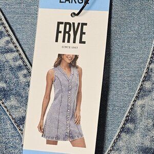 Frye Women's Denim Mini Dress Size L